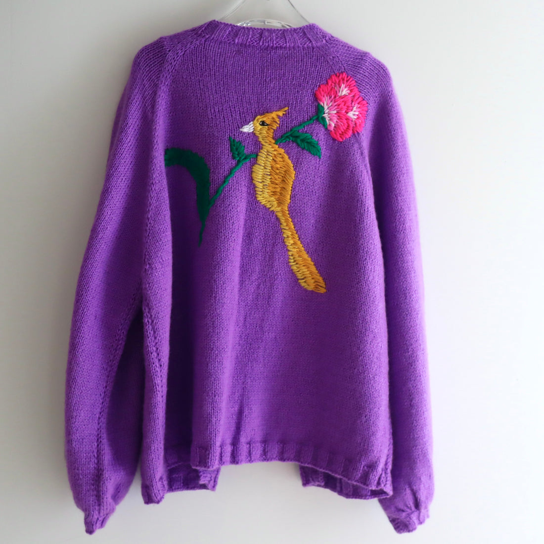 SOFIO GONGLI  KNIT CARDIGAN LILAC