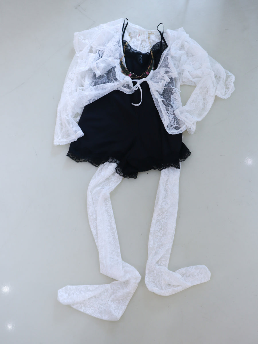 ANIGIGCAMISOLE LACE PLAYSUIT