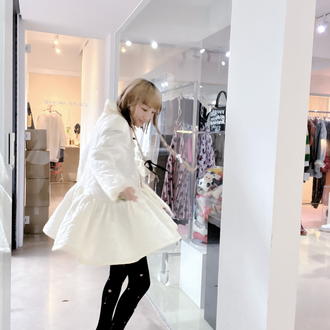 ANIGIG  VINTAGE FRILL JACKET LONG