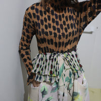 JULIA HEUER  LEE PLEATED TOP IN MIA