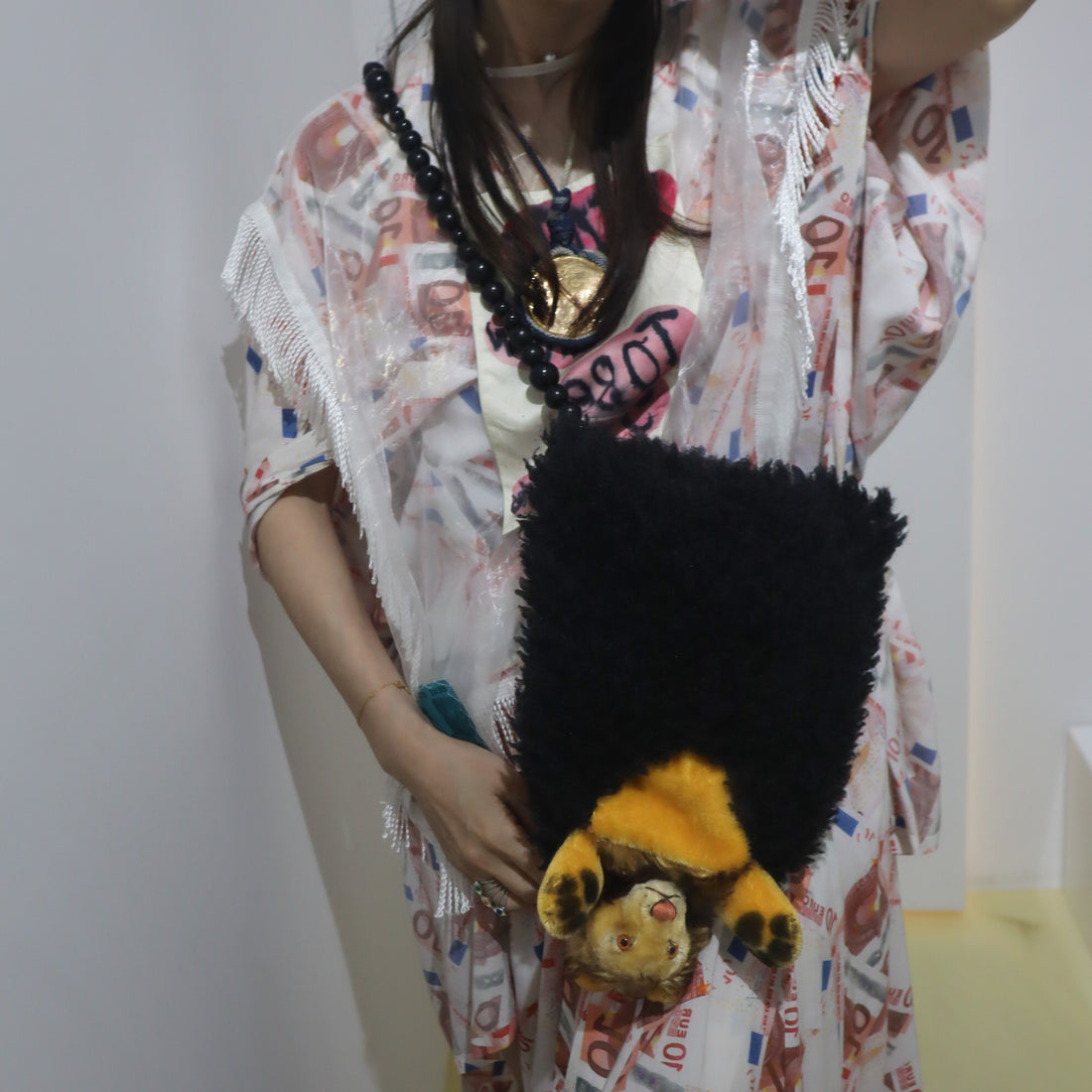 ANIGIG  ANIMAL FLUFFY SHOULDER BAG"LION"