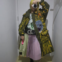 CHOPOVA LOWENA  CLOVER KNEE DARABINER SKIRT