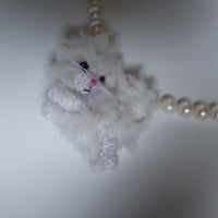 MINITURE FLUFFY BEAR “WHITE”