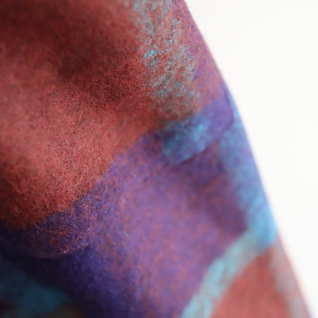 FRANZIUS  TOWEL COAT ORANGE  BLUE CHECK