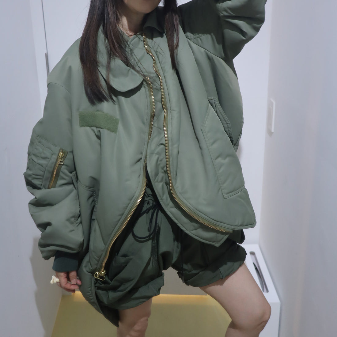 ANREALAGE   BALL FLIGHT JACKET