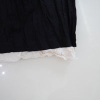 PILLINGS  SKIRT BLACK