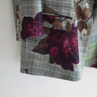 JULIA HEUER  ARNOLD JACKET IN ROSALIND BORDEAUX