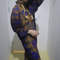 JULIA HEUER  SUE HANDPLEATED KAFTAN IN MALIK