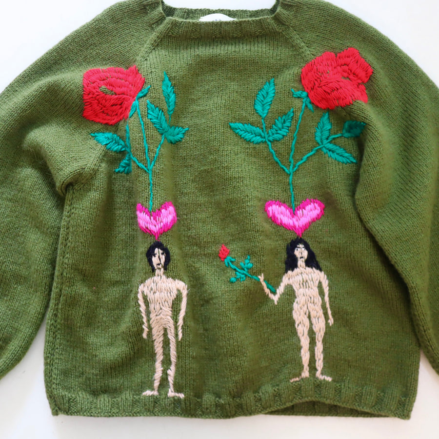 SOFIO GONGLIPULLOVER KNIT KHAKI