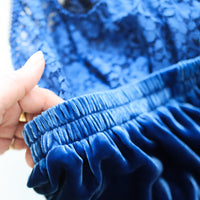 TRANSE PARIS  SILK VELVET PANTS