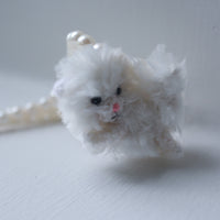 MINITURE FLUFFY BEAR “WHITE”