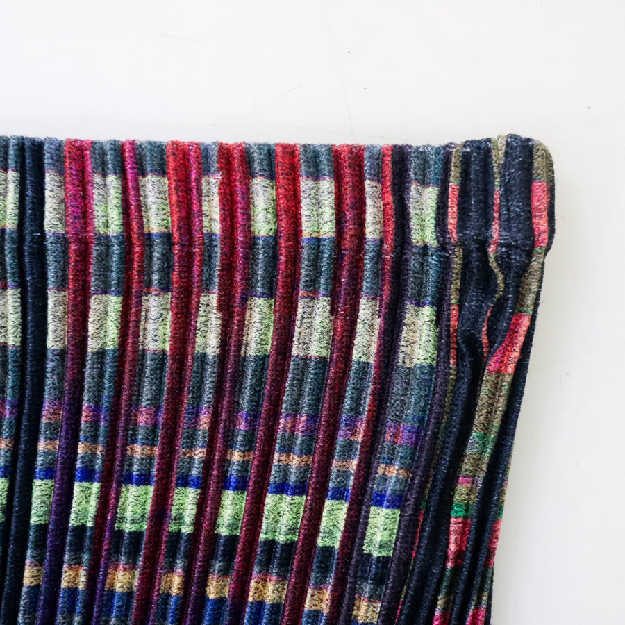 JULIA HEUEREGON PLEATED KNIT SKIRT IN JONI