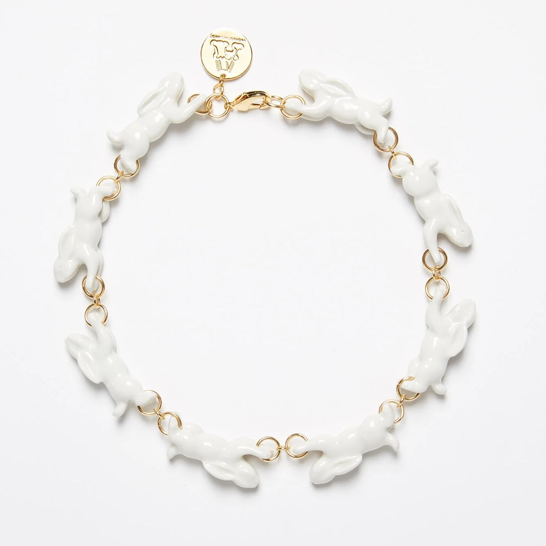 ANDRESGALLARDO  RUNNING RABBIT NECKLACE