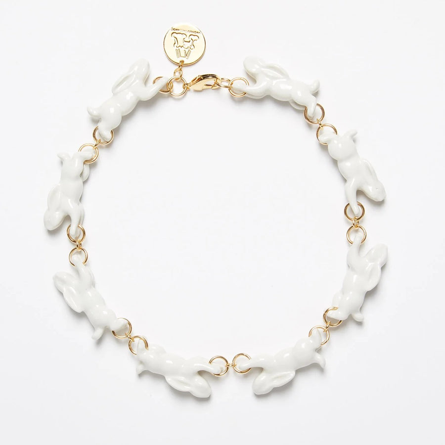 ANDRESGALLARDORUNNING RABBIT NECKLACE