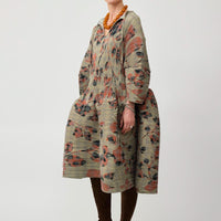JULIA HEUER  PAX PLEATED DRESS IN SANDY INGRID