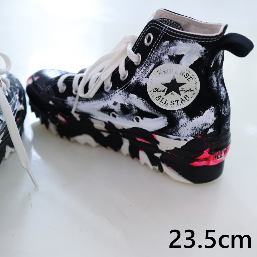 VAVA DUDU PAINTED SNEAKERS CONVERSE BLACK