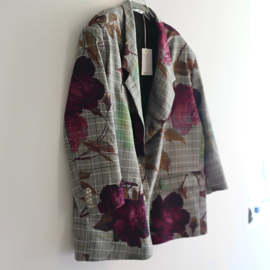 JULIA HEUERARNOLD JACKET IN ROSALIND BORDEAUX