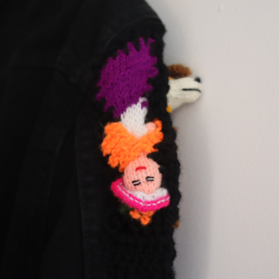 LOU DE BÈTOLY  KNITTED DOLLS JACKET