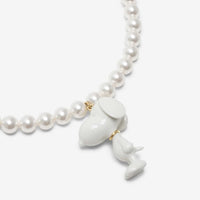 ANDRESGALLARDO  SNOOPY & PEARLS NECKLACE
