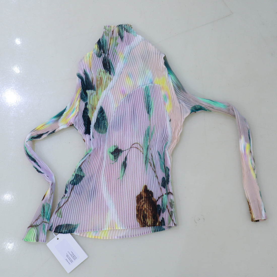 JULIA HEUER  LEE PLEATED TOP IN EDWARD PINK