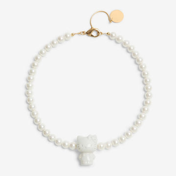 ANDRESGALLARDO  HELLO KITTY & PEARLS NECKLACE