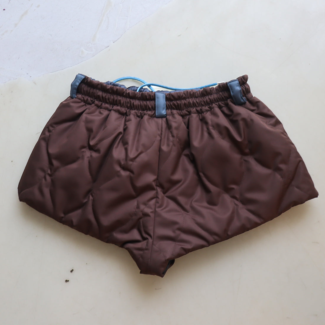 MERYLL ROGGE  QUILTED TRACK SHORTS