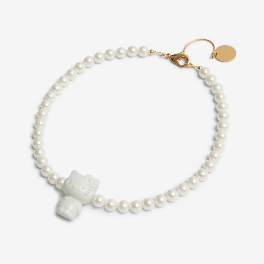 ANDRESGALLARDO  HELLO KITTY & PEARLS NECKLACE