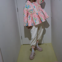 ANIGIG  PUDDING COAT SHORT PINK