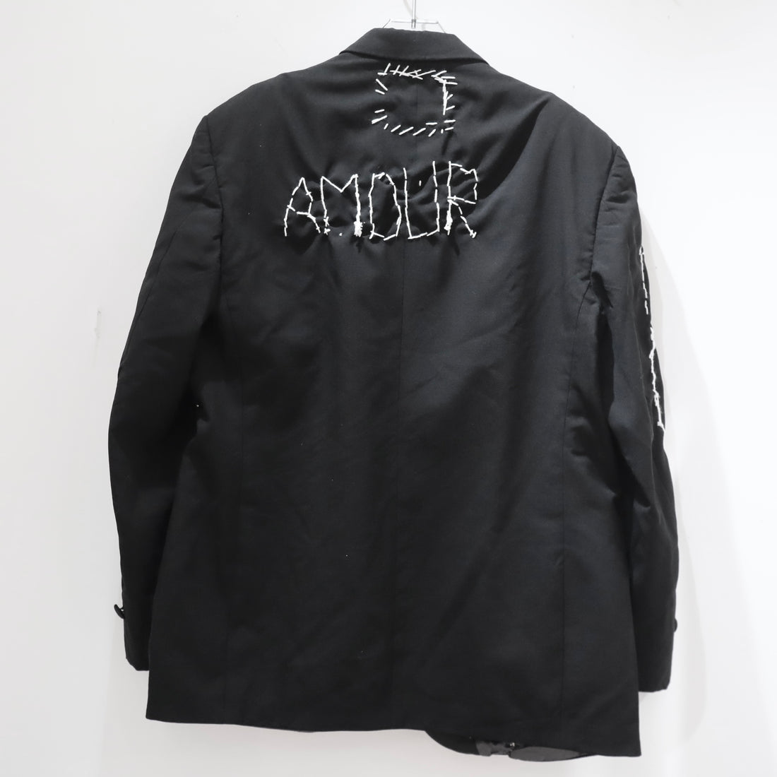 vava dudu コート　一点物 VAVA DUDU PAINTED COAT 77 NAVY×WHITE – GIGINA