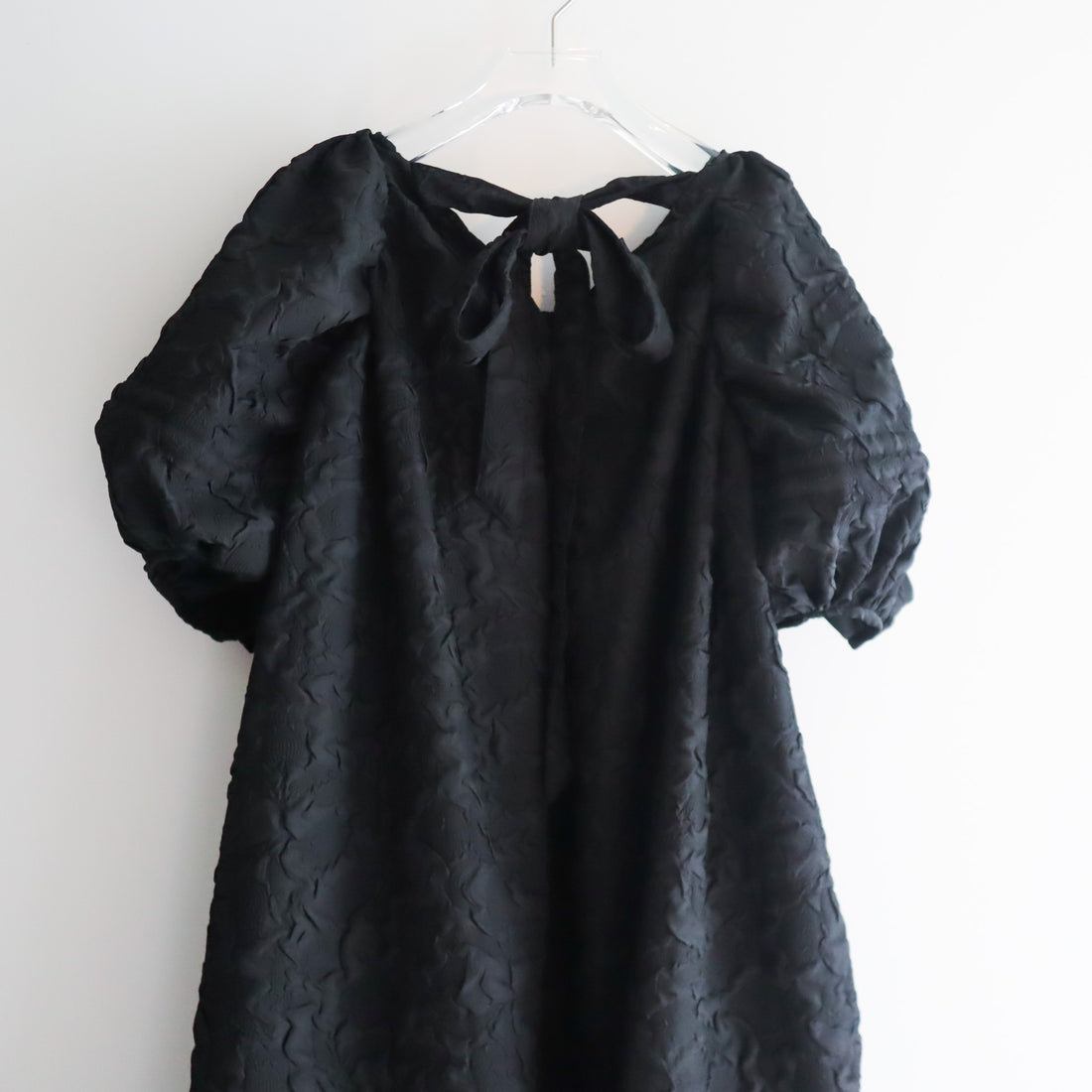 ANIGIG  LILY DRESS JACQUARD BLACK