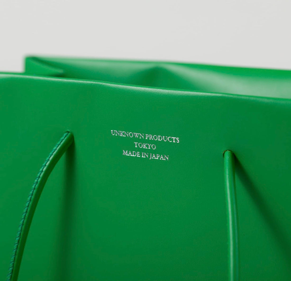 UNKNOWN PRODUCTS  LEATHER PAPER BAG