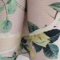 JULIA HEUER  KENZA HAND PLEATED SKIRT IN EDWARD PINK