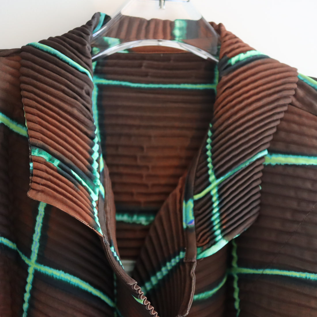 JULIA HEUER  JOHAN HANDPLEATED COAT IN N HARALD