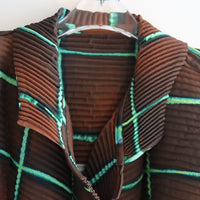 JULIA HEUER  JOHAN HANDPLEATED COAT IN N HARALD