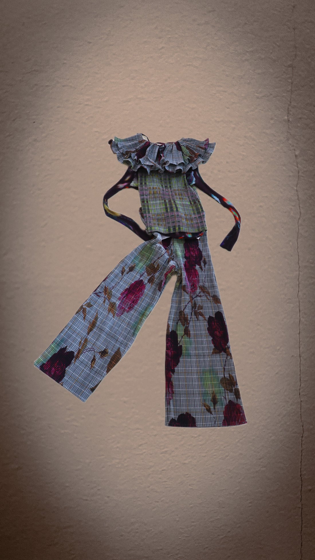 JULIA HEUER  JACK PLEATED TROUSERS IN ROSALIND