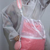 [Made to order] CALL TULLE GATHERED BACKPACK PINK