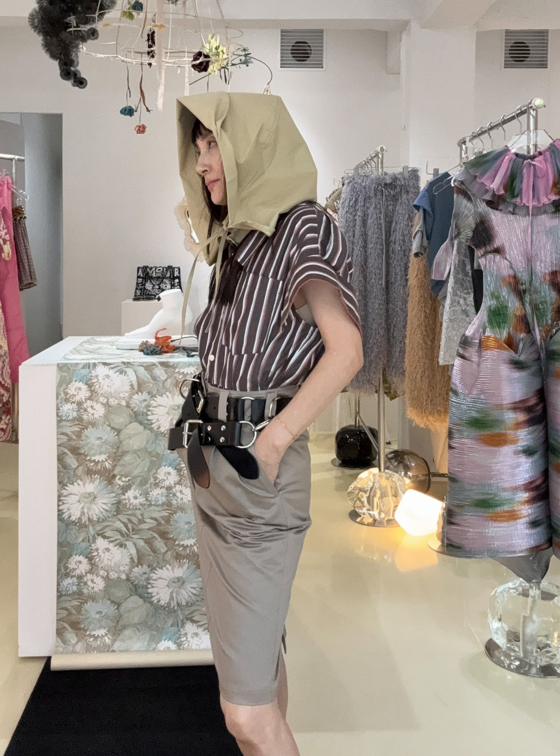 MERYLL ROGGE  CHINO PENCIL SKIRT