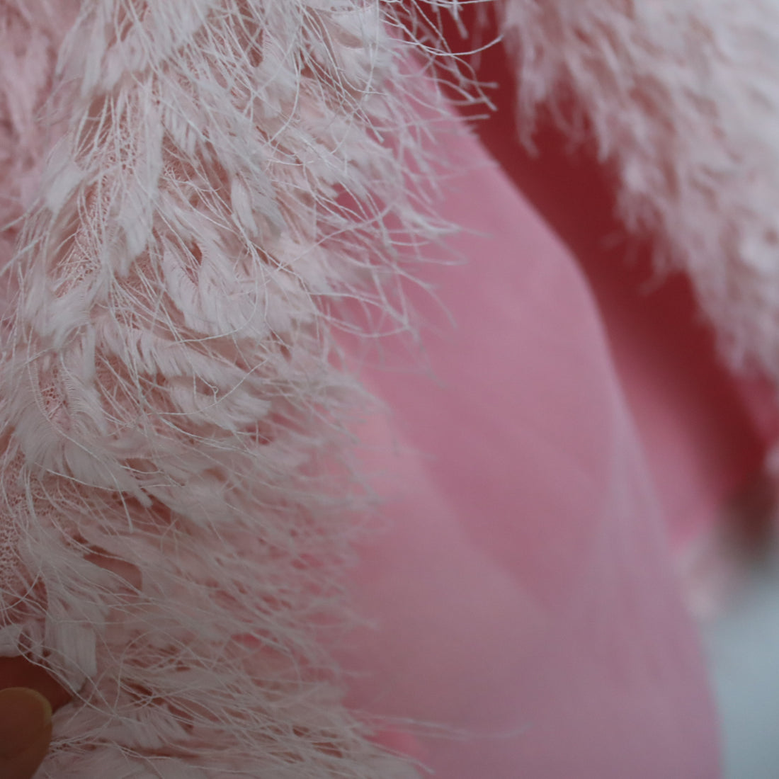 ANIGIG  LAZY DAY FEATHER LONG DRESS