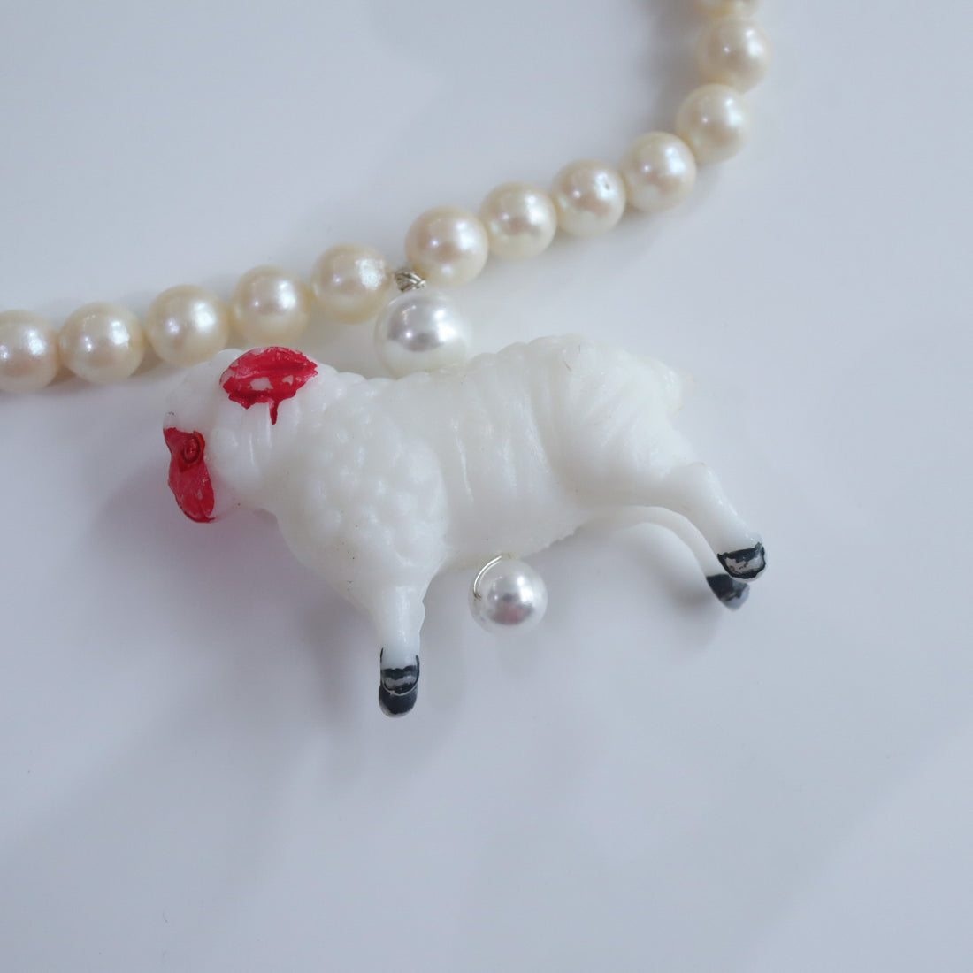 ANIGIG  SECRET ANIMAL PEARL NECKLACE