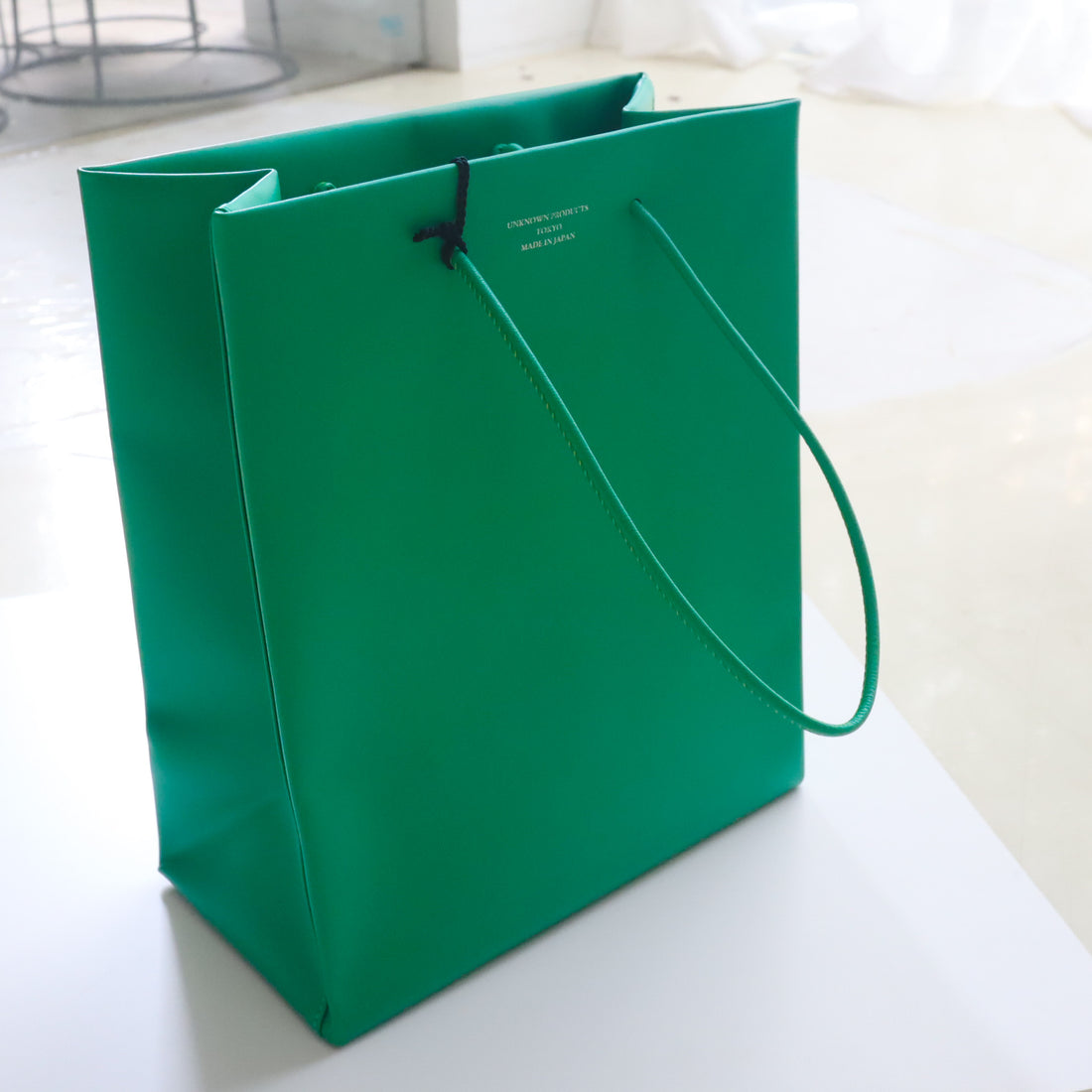 UNKNOWN PRODUCTS  LEATHER PAPER BAG