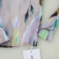 JULIA HEUER  LEE PLEATED TOP IN EDWARD PINK