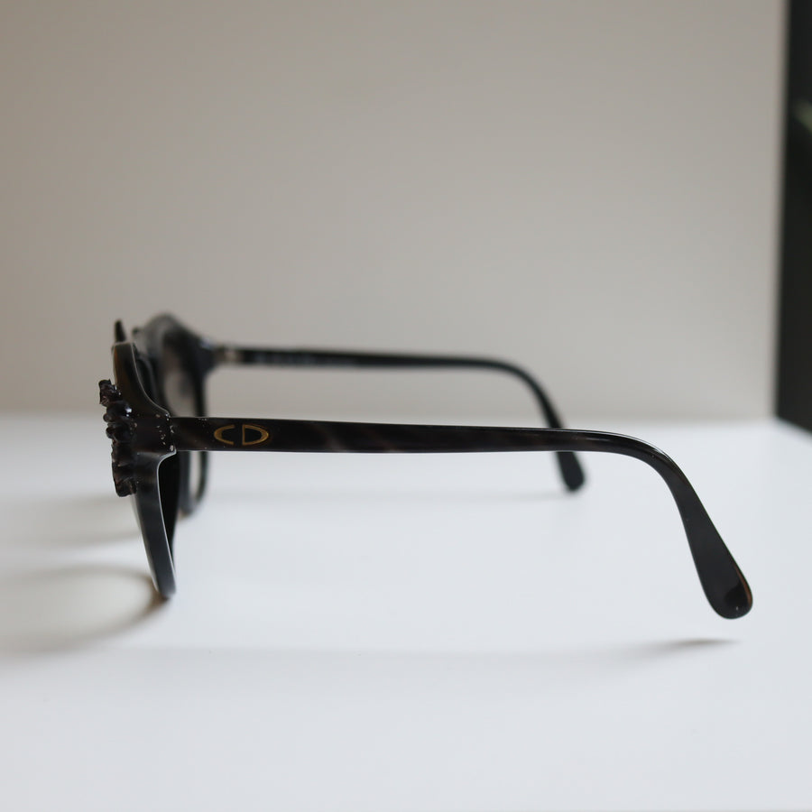 ANIGIGMOLDING GLASSES DARK BROWN×GRAY