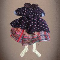 JULIA HEUER  KENZA HANDPLEATED SKIRT IN BIRTE