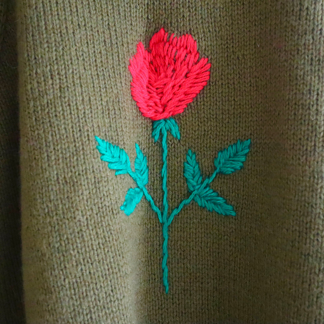 SOFIO GONGLI  PULLOVER KNIT KHAKI