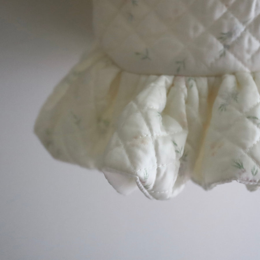 ANIGIGPUDDING COAT LONG WHITE