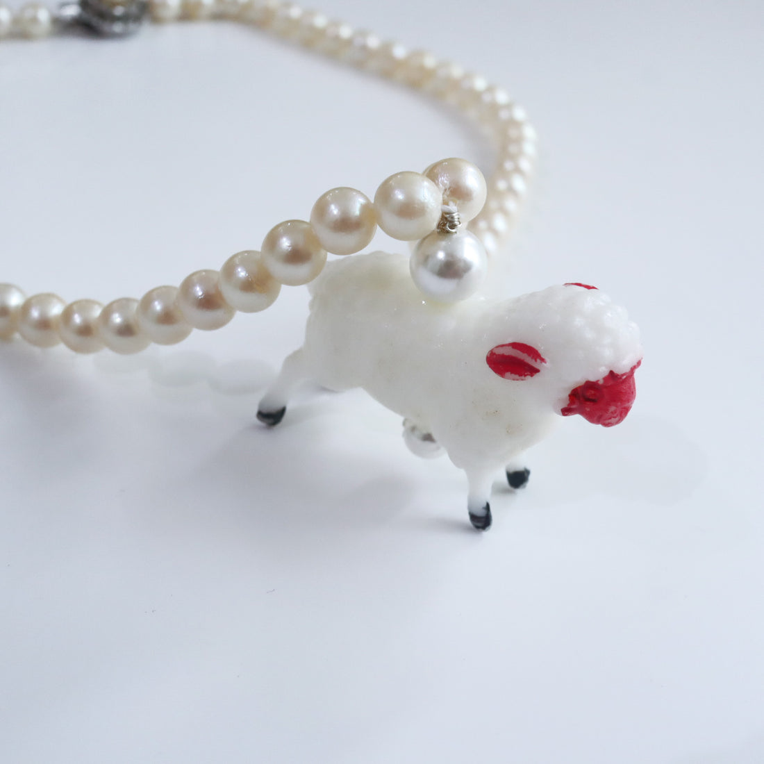 ANIGIG  SECRET ANIMAL PEARL NECKLACE