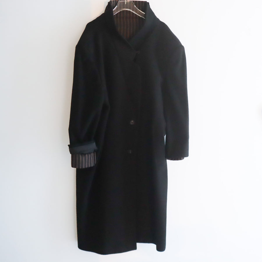 ANIGIGFINEST MATERIALS COAT “D” BLACK