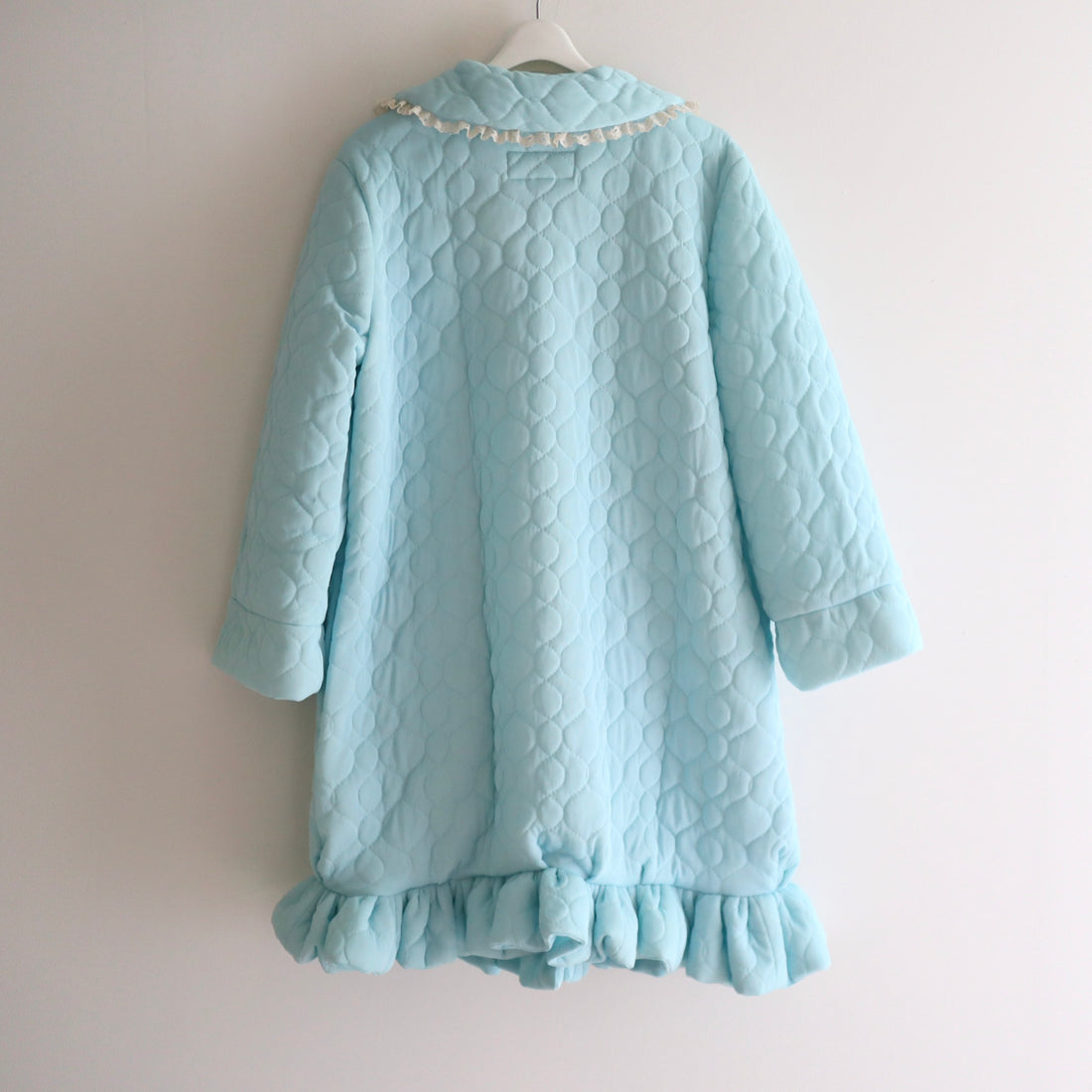 ANIGIG  PUDDING COAT LONG LIGHT BLUE