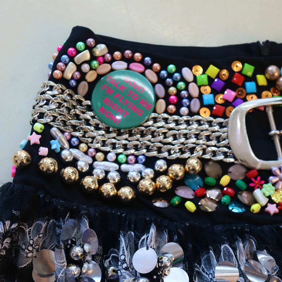 CHOPOVA LOWENASKYHAWK BEADED SKIRT