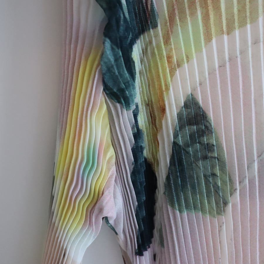 JULIA HEUERLEE PLEATED TOP IN EDWARD PINK